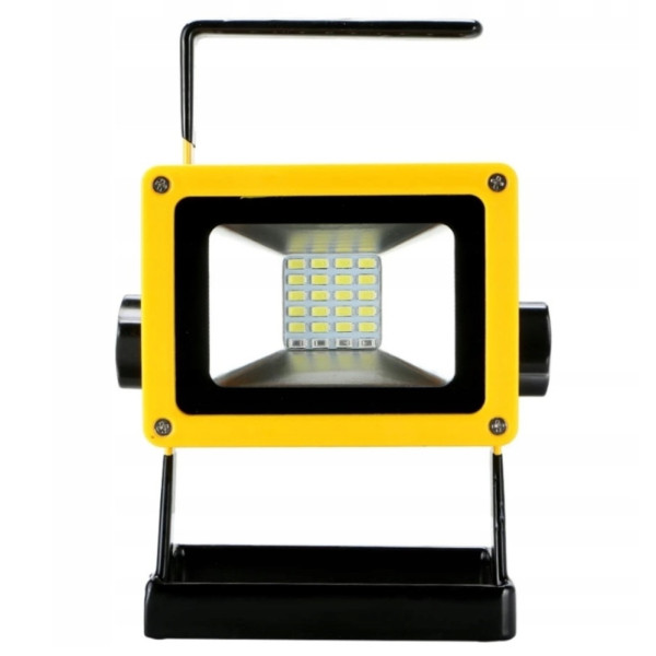 Светодиодный аккумуляторный прожектор Led FloodLight 30W переносной ручной фонарь на подставке Светодиодный аккумуляторный прожектор Led FloodLight 30W переносной ручной фонарь на подставке
