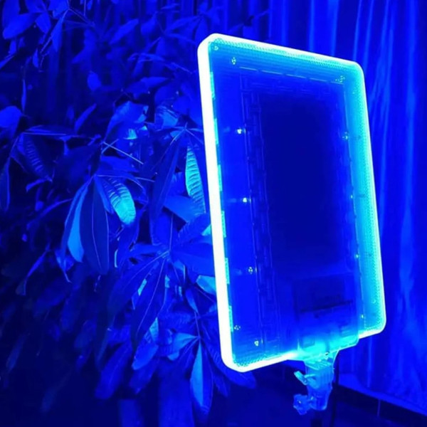 Светодиодная прямоугольная RGB LED лампа 44х29cм PM-48 с пультом цветной видеосвет для фото и видеосъемки Светодиодная прямоугольная RGB LED лампа 44х29cм PM-48 с пультом цветной видеосвет для фото и видеосъемки