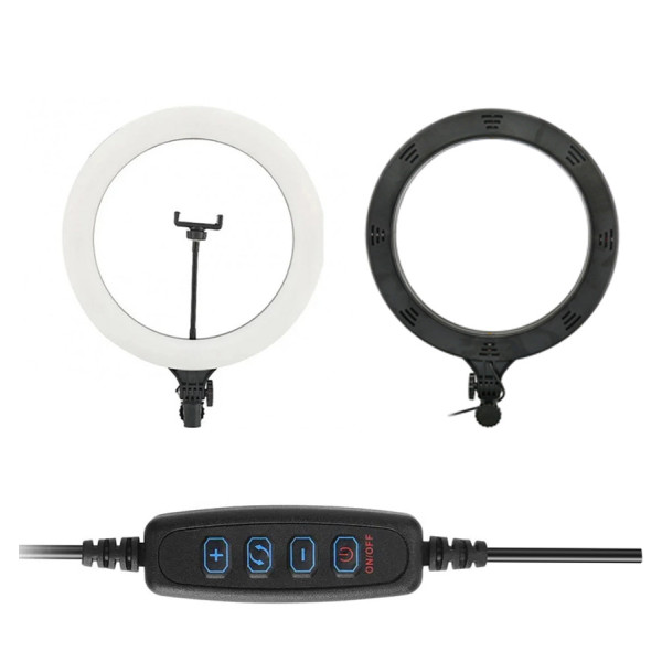 Кольцевая светодиодная лампа Ring Fill Light 39 см LED селфи лампа для фото видео блогеров визажистов А380 Кольцевая светодиодная лампа Ring Fill Light 39 см LED селфи лампа для фото видео блогеров визажистов А380