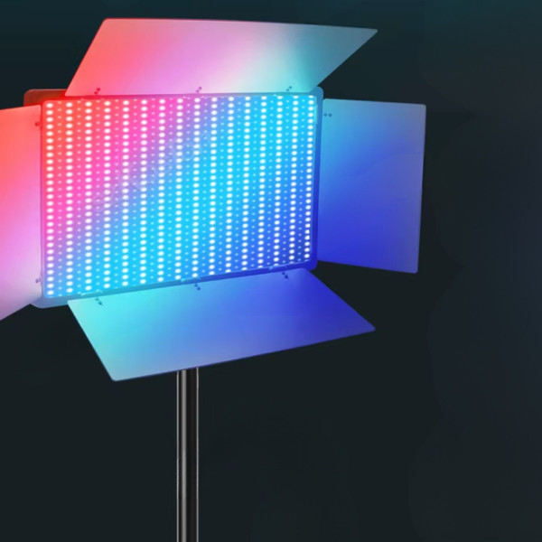 Прямоугольная светодиодная лампа U800 RGB 29х17см цветная со штативом 2м LED видеосвет для фото и видеосъёмок Прямоугольная светодиодная лампа U800 RGB 29х17см цветная со штативом 2м LED видеосвет для фото и видеосъёмок