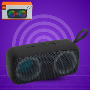 Бездротова Bluetooth колонка NB-051 Портативна музична з RGB підсвічуванням та FM радіо