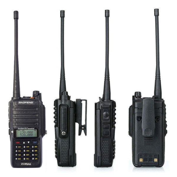 Портативная рация Baofeng UV 9R plus аккумуляторная двухдиапазонная радиостанция водонепроницаемая IP57 Портативная рация Baofeng UV 9R plus аккумуляторная двухдиапазонная радиостанция водонепроницаемая IP57