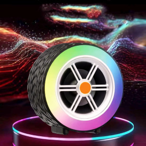 Беспроводная Bluetooth колонка WSJAR L-024 портативная с RGB подсветкой и слотом TF мини колонка колесо
