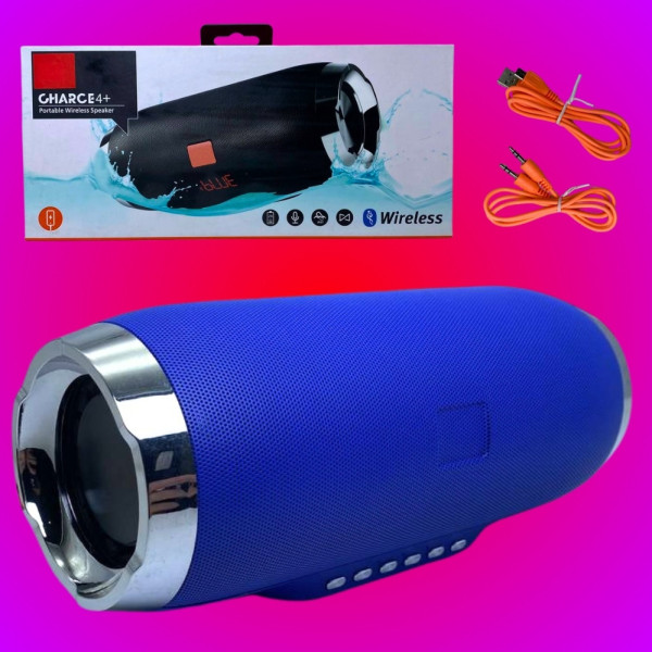 Велика бездротова музична блютуз колонка портативна з мікрофоном потужна акустична система bluetooth