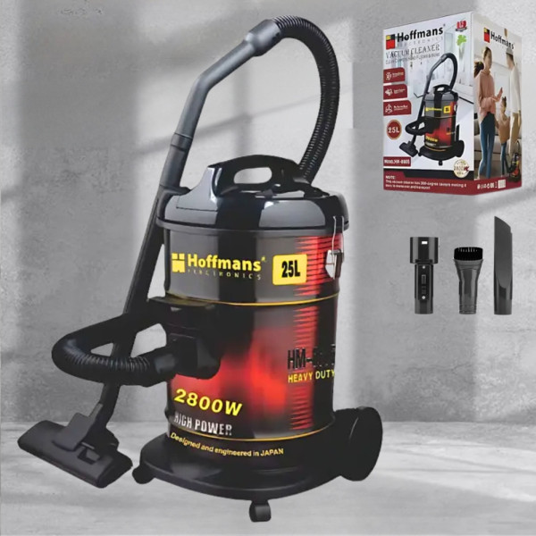 Вакуумный бытовой пылесос 2800W Hoffmans HM-8805 строительный пылесос без мешка 25л с функцией выдувания