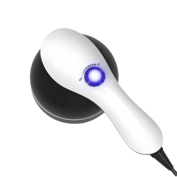 Ручной вибрационный массажер Body Massager PL-664В с 4 насадками многофункциональный для всего тела