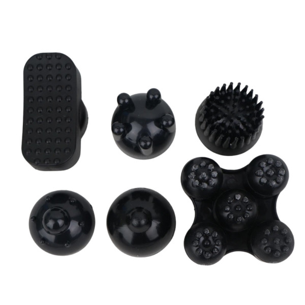 Ручной вибрационный массажер Body Massager JY-8820B с 6 насадками многофункциональный для всего тела