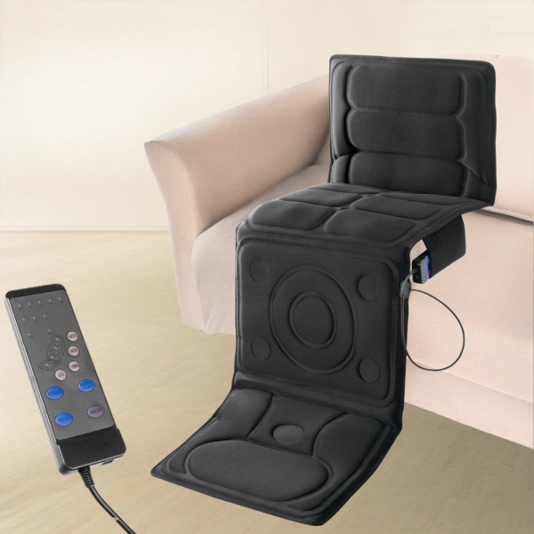 Массажный матрас с подогревом и пультом Body Massage Mat Массажер коврик с вибрацией для всего тела