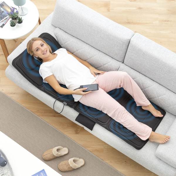 Массажный матрас с подогревом и пультом Body Massage Mat Массажер коврик с вибрацией для всего тела Массажный матрас с подогревом и пультом Body Massage Mat Массажер коврик с вибрацией для всего тела
