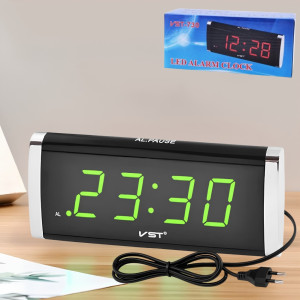 Світлодіодний настільний годинник з будильником VST 730 електронний LED годинник з підсвічуванням