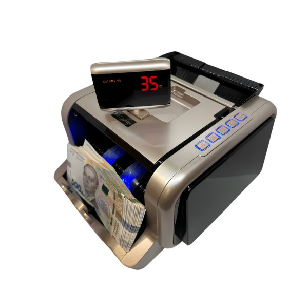 Счетная машинка AL-2600 с детектором UV MG IR автоматический счетчик банкнот с большим LED дисплеем Счетная машинка AL-2600 с детектором UV MG IR автоматический счетчик банкнот с большим LED дисплеем