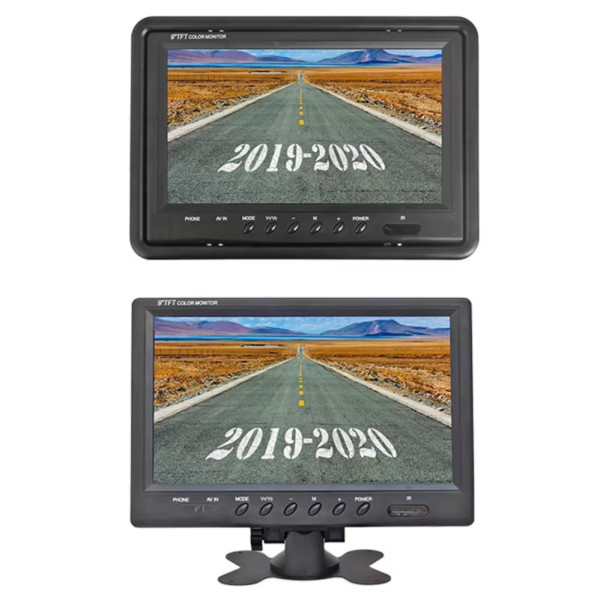 Монитор TFT LCD для камеры заднего вида с пультом цветной автомобильный экран 9