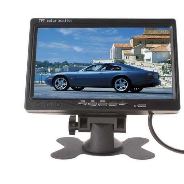 Монитор цветной TFT LCD для камеры заднего вида с пультом автомобильный экран 7 Монитор цветной TFT LCD для камеры заднего вида с пультом автомобильный экран 7