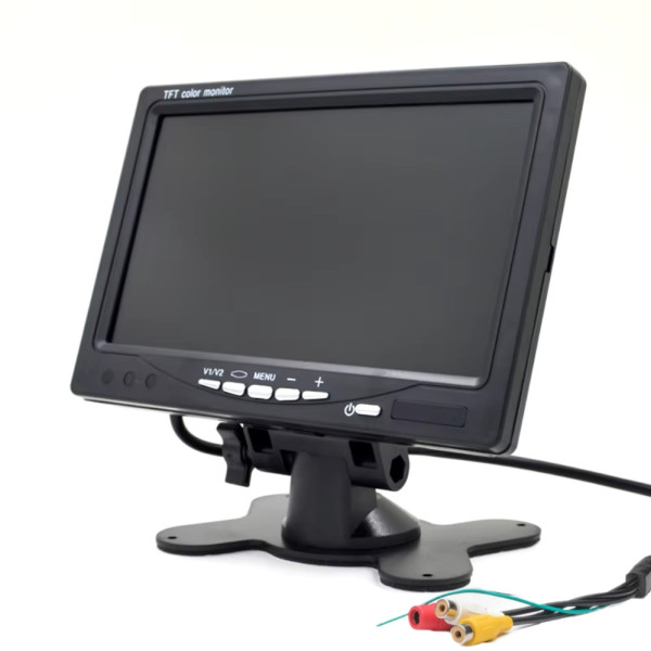 Монитор цветной TFT LCD для камеры заднего вида с пультом автомобильный экран 7 Монитор цветной TFT LCD для камеры заднего вида с пультом автомобильный экран 7