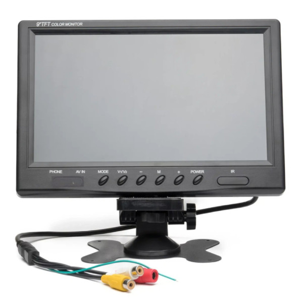 Монитор TFT LCD для камеры заднего вида с пультом цветной автомобильный экран 9