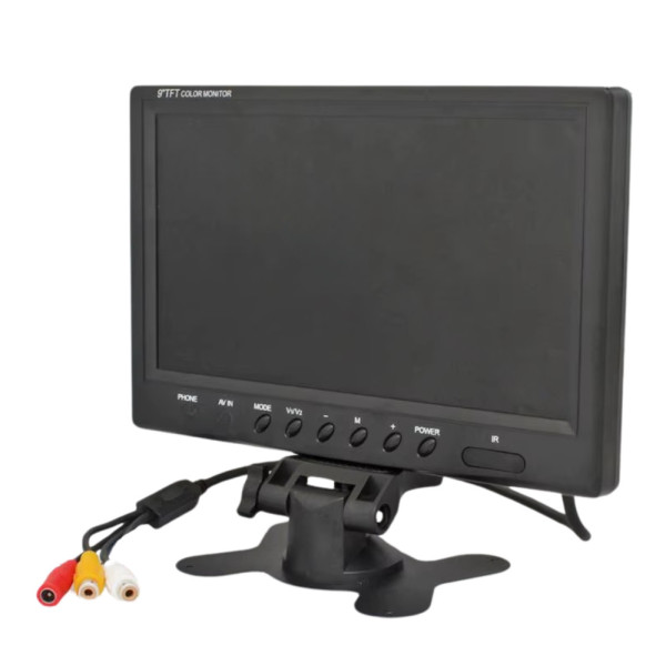 Монитор TFT LCD для камеры заднего вида с пультом цветной автомобильный экран 9