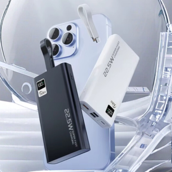 Повербанк 30000 mAh Внешний аккумулятор Joko J41 с дисплеем зарядное устройство 22.5W USB Type-C Lightning для телефона Повербанк 30000 mAh Внешний аккумулятор Joko J41 с дисплеем зарядное устройство 22.5W USB Type-C Lightning для телефона