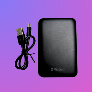Повербанк Power Bank MMCtech 12000 mAh Внешний аккумулятор с дисплеем Черный