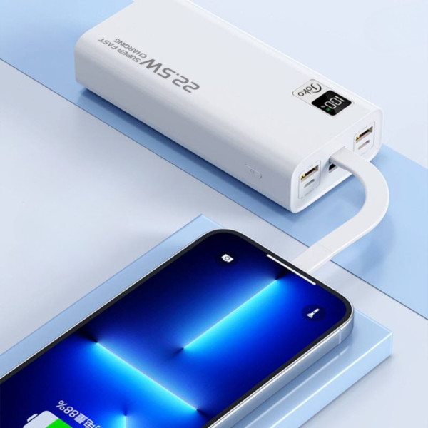 Повербанк 30000 mAh Внешний аккумулятор Joko J41 с дисплеем зарядное устройство 22.5W USB Type-C Lightning для телефона Повербанк 30000 mAh Внешний аккумулятор Joko J41 с дисплеем зарядное устройство 22.5W USB Type-C Lightning для телефона
