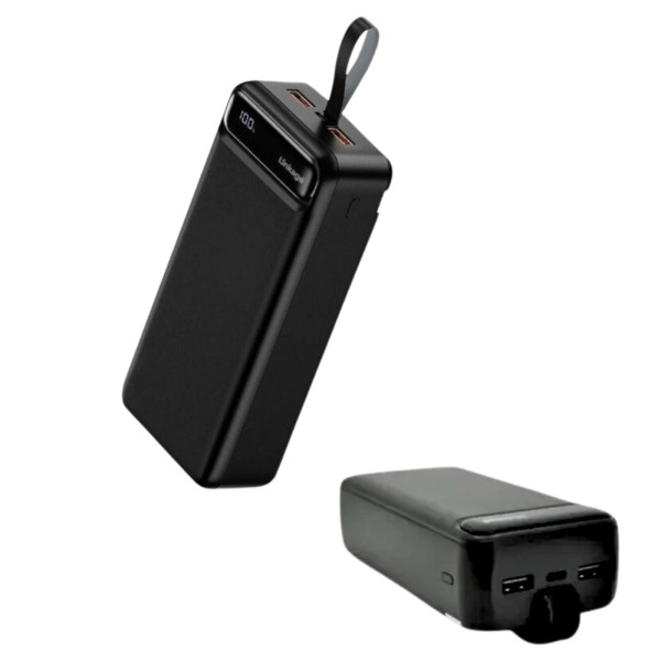 Повербанк Power Bank LINKAGE LKP-05 30000 mAh Зовнішній акумулятор з дисплеєм Чорний Повербанк Power Bank LINKAGE LKP-05 30000 mAh Зовнішній акумулятор з дисплеєм Чорний