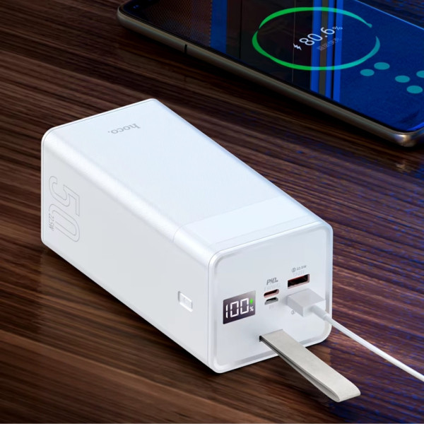 Повербанк hoco J86А 50000 mAh с быстрой зарядкой внешний аккумулятор 22,5W Power bank USB Type-C micro USB Повербанк hoco J86А 50000 mAh с быстрой зарядкой внешний аккумулятор 22,5W Power bank USB Type-C micro USB