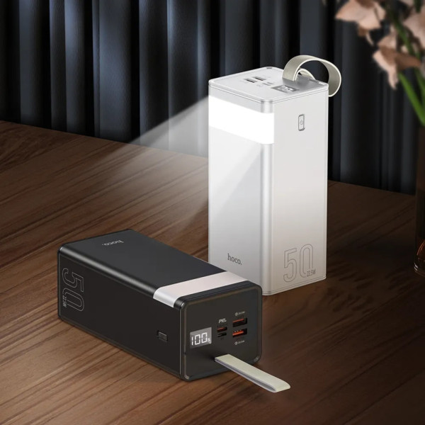 Повербанк hoco J86А 50000 mAh с быстрой зарядкой внешний аккумулятор 22,5W Power bank USB Type-C micro USB Повербанк hoco J86А 50000 mAh с быстрой зарядкой внешний аккумулятор 22,5W Power bank USB Type-C micro USB