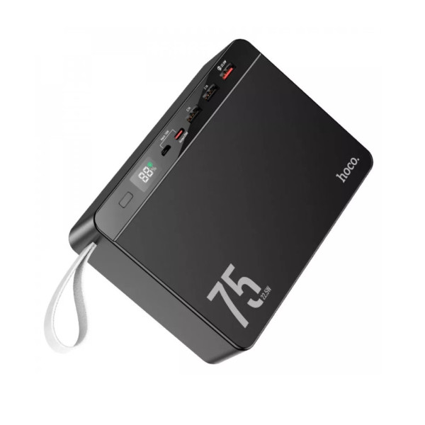Повербанк hoco J94 с быстрой зарядкой 75000 mAh внешний аккумулятор с дисплеем 22.5W Power bank USB Type-C micro USB Повербанк hoco J94 с быстрой зарядкой 75000 mAh внешний аккумулятор с дисплеем 22.5W Power bank USB Type-C micro USB