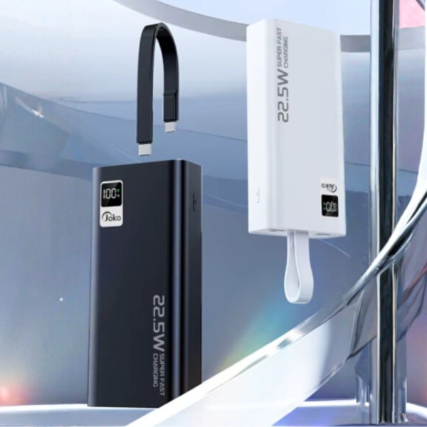 Повербанк 30000 mAh Внешний аккумулятор Joko J41 с дисплеем зарядное устройство 22.5W USB Type-C Lightning для телефона Повербанк 30000 mAh Внешний аккумулятор Joko J41 с дисплеем зарядное устройство 22.5W USB Type-C Lightning для телефона