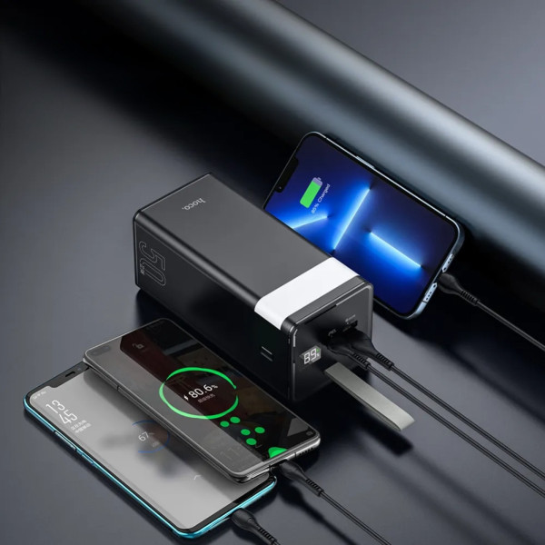 Повербанк hoco J86А 50000 mAh с быстрой зарядкой внешний аккумулятор 22,5W Power bank USB Type-C micro USB Повербанк hoco J86А 50000 mAh с быстрой зарядкой внешний аккумулятор 22,5W Power bank USB Type-C micro USB
