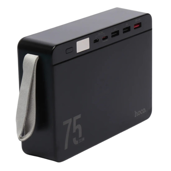 Повербанк hoco J94 с быстрой зарядкой 75000 mAh внешний аккумулятор с дисплеем 22.5W Power bank USB Type-C micro USB Повербанк hoco J94 с быстрой зарядкой 75000 mAh внешний аккумулятор с дисплеем 22.5W Power bank USB Type-C micro USB