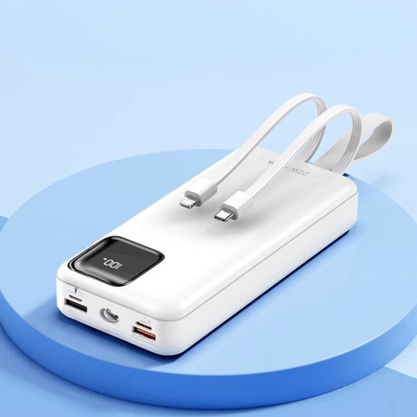 Повербанк 30000 mAh Внешний аккумулятор Remax RPP-550 с дисплеем и фонариком зарядное 22.5W USB Type-C Lightning для телефона Повербанк 30000 mAh Внешний аккумулятор Remax RPP-550 с дисплеем и фонариком зарядное 22.5W USB Type-C Lightning для телефона