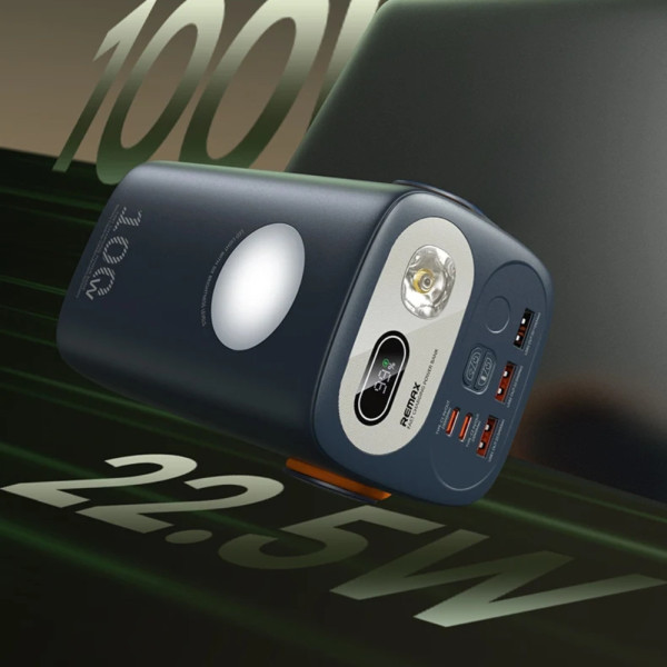 Повербанк REMAX RPP-100 с быстрой зарядкой 60000 mAh внешний аккумулятор с фонариком Power bank 100W USB Type-C Повербанк REMAX RPP-100 с быстрой зарядкой 60000 mAh внешний аккумулятор с фонариком Power bank 100W USB Type-C