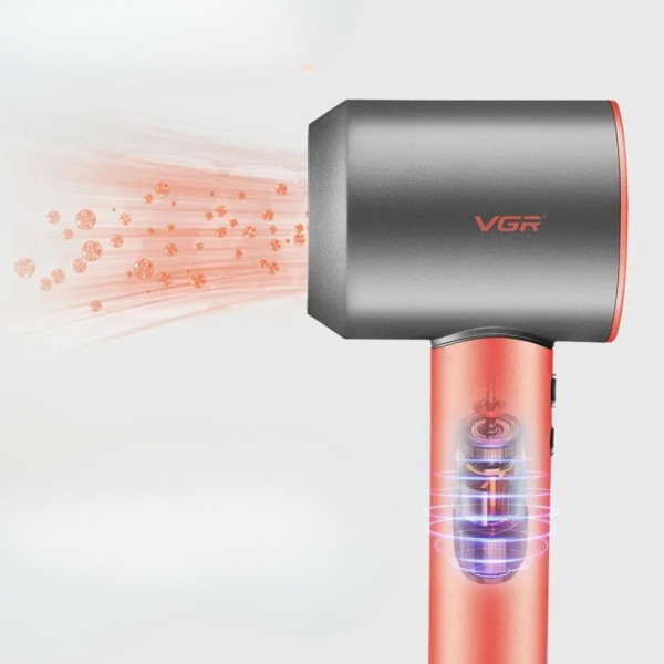 Фен с магнитными насадками для волос 3в1 VGR V-440 Стайлер для быстрой сушки и укладки волос 1400W Фен с магнитными насадками для волос 3в1 VGR V-440 Стайлер для быстрой сушки и укладки волос 1400W