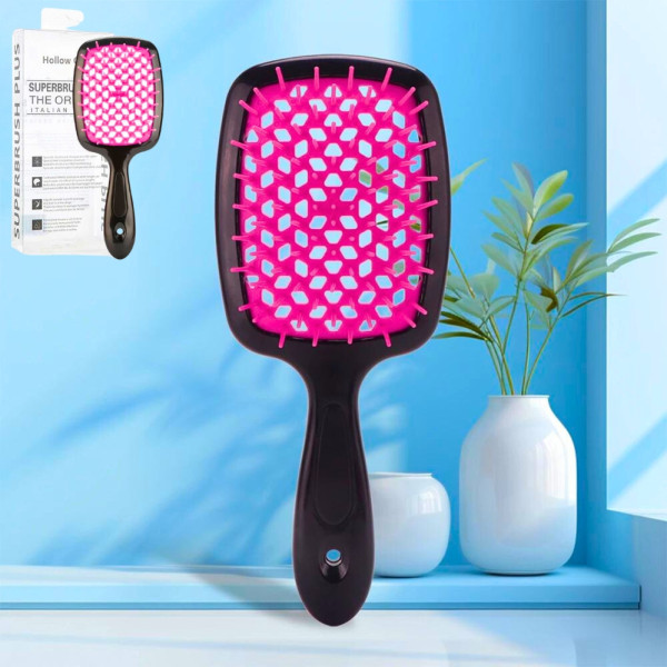Расческа Superbrush для укладки всех типов волос любой длины в коробке массажная