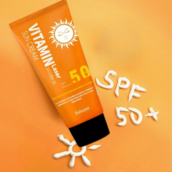 Солнцезащитный крем с витаминами Eshumi Vitamin Laser SPF 50+ Солнцезащитный крем с витаминами Eshumi Vitamin Laser SPF 50+