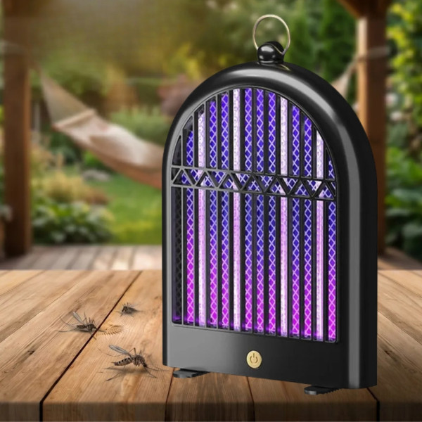 Антимоскитная электрическая лампа Electric Shock Mosquito Lamp Аккумуляторная лампа ловушка для насекомых