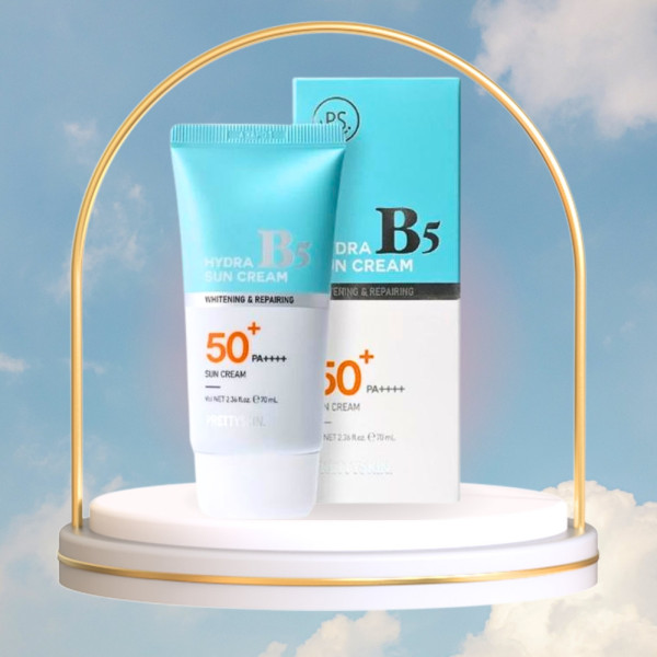 Солнцезащитный крем с отбеливающим эффектом Prettyskin Hydra В5 Sun Cream SPF 50+