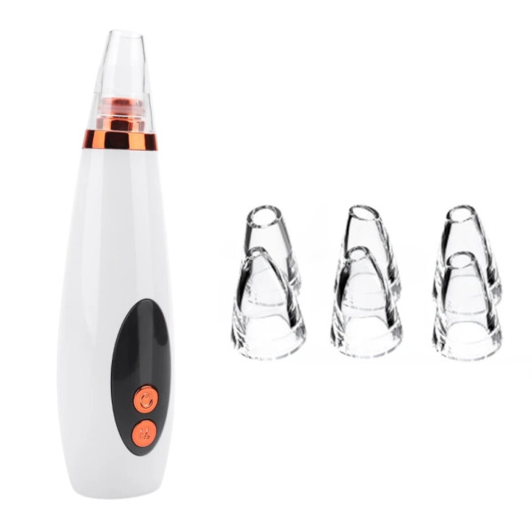 Вакуумный аппарат для чистки лица Multi Functional Cleaning прибор для удаления черных точек с 6 насадками Вакуумный аппарат для чистки лица Multi Functional Cleaning прибор для удаления черных точек с 6 насадками
