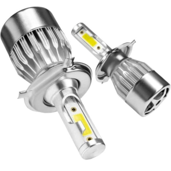 Светодиодные автомобильные LED лампы для фар C6 H4 Комплект автоламп 2 шт