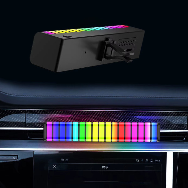 Ароматизатор в машину F1 Автомобильный ароматизатор с RGB подсветкой в виде ритма Освежитель с подсветкой