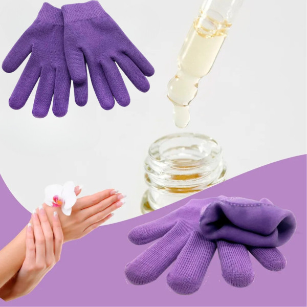 Увлажняющие гелевые перчатки SPA gel Перчатки для ухода за руками многоразовые от сухой кожи и трещин