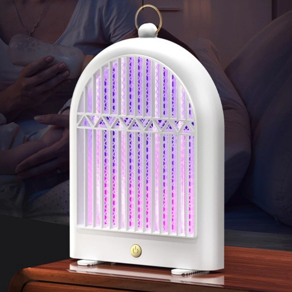 Антимоскитная электрическая лампа Electric Shock Mosquito Lamp Аккумуляторная лампа ловушка для насекомых