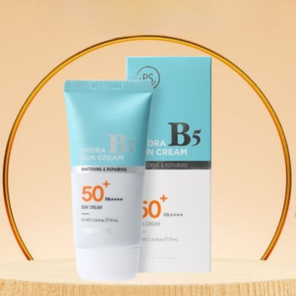 Солнцезащитный крем с отбеливающим эффектом Prettyskin Hydra В5 Sun Cream SPF 50+
