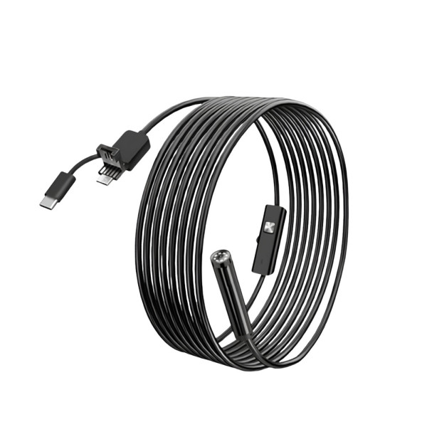 Камера эндоскоп 7мм с кабелем 2м Type C USB для смартфона и компьютера портативная с подсветкой Камера эндоскоп 7мм с кабелем 2м Type C USB для смартфона и компьютера портативная с подсветкой