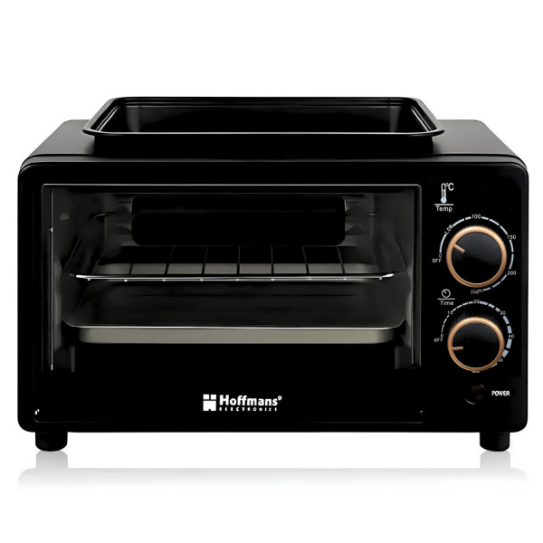 Электрическая духовка 2в1 HM-748 Hoffmans Electronics мини электропечь гриль настольная 800W с таймером для дома