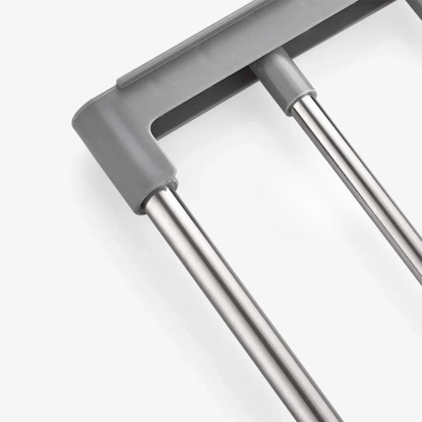 Раздвижная сушилка для белья на балкон Folding Clothes Hanger Двойная складная сушка для одежды обуви на радиатор