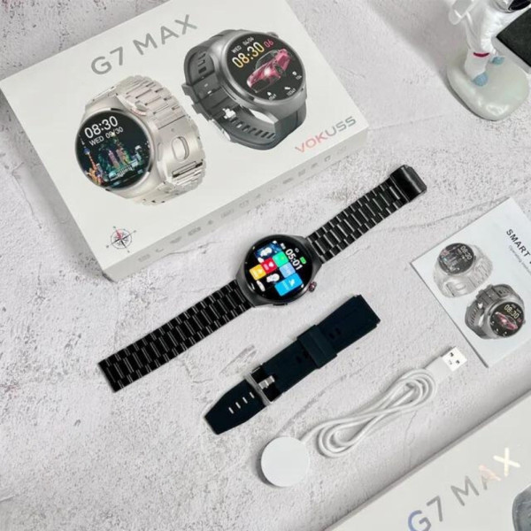 Смарт годинник G7 MAX Наручний розумний годинник Smart Watch з бездротовою зарядкою Смарт годинник G7 MAX Наручний розумний годинник Smart Watch з бездротовою зарядкою