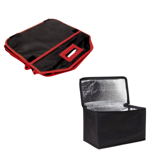 Складной органайзер для авто с термосумкой CarBag CoolerOrganizer Набор для хранения на 3 отделения в багажник Складной органайзер для авто с термосумкой CarBag CoolerOrganizer Набор для хранения на 3 отделения в багажник