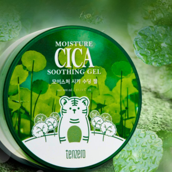 Универсальный гель Moisture Cica Soothing Gel для лица и тела с экстрактом центеллы 300 мл