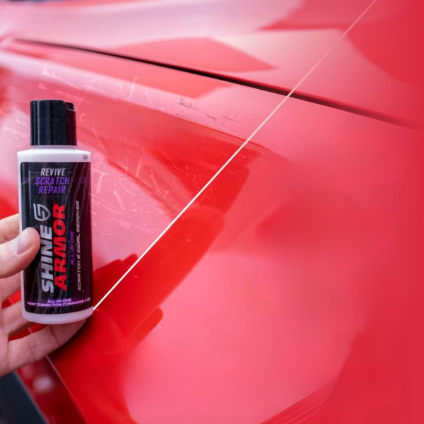 Полироль для ручной полировки авто Shine Armor 3в1 паста против царапин для кузова автомобиля